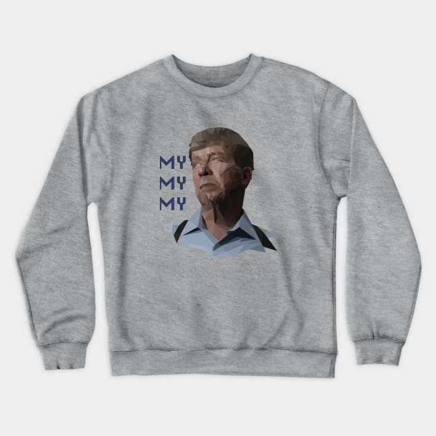 Geometric Joe Kenda - My My My Crewneck Sweatshirt by daniellecaliforniaa